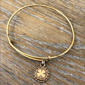 Alex and ani Lucky four leaf clover